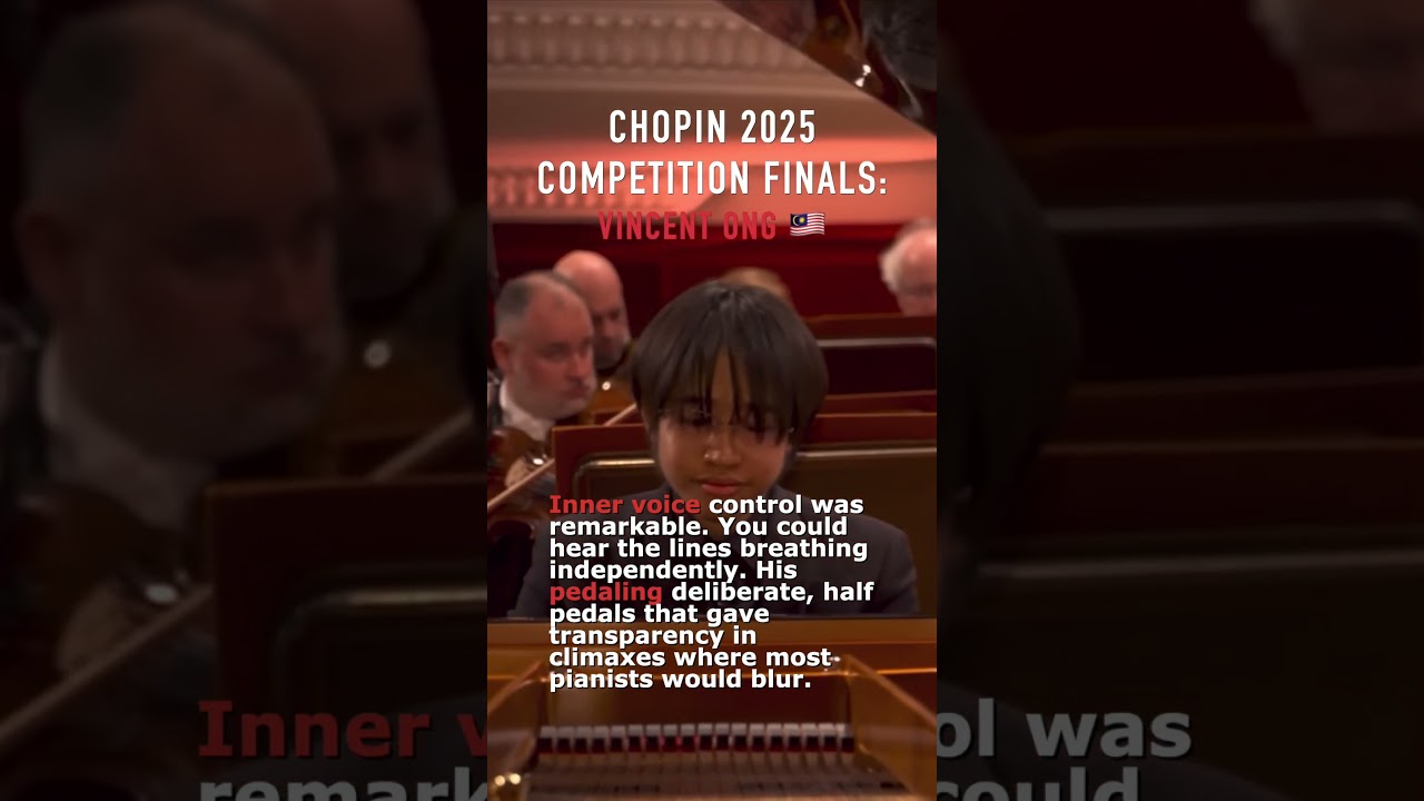 Vincent Ong: Finals 2025 Chopin Competition