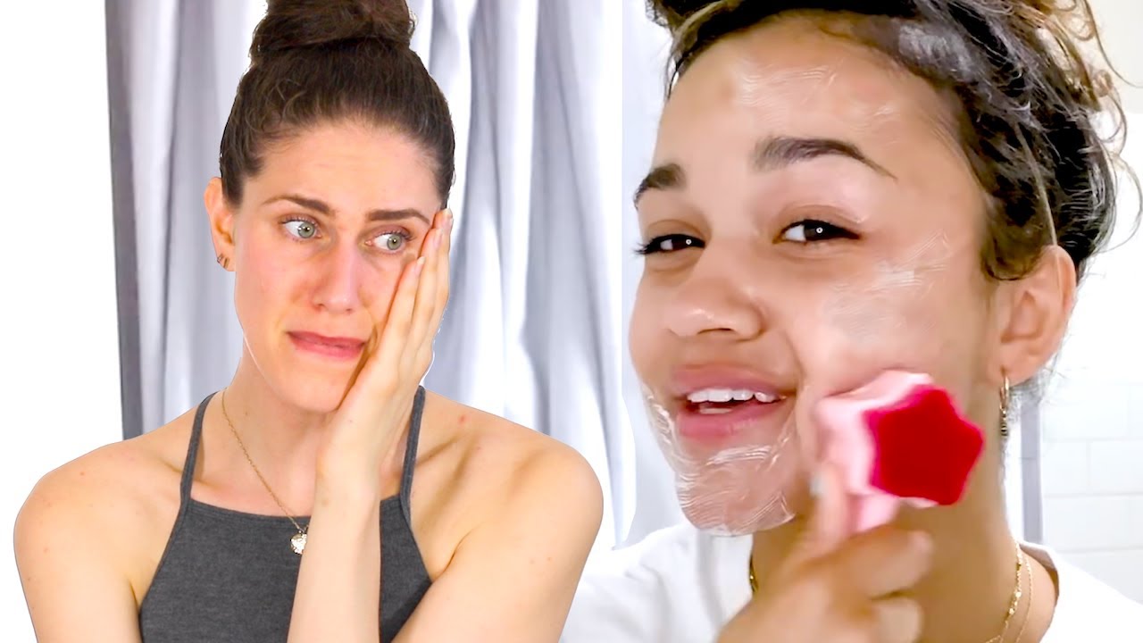 This Is Bad Reacting To Outer Banks Madison Bailey S Nighttime Skincare Routine Harper S Bazaar Youtube