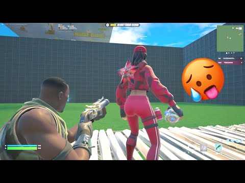 So  Me And SUS GAMER GIRL 1v1ed With EVERY GUN!!! (SHE FOLLOWED ME!) 