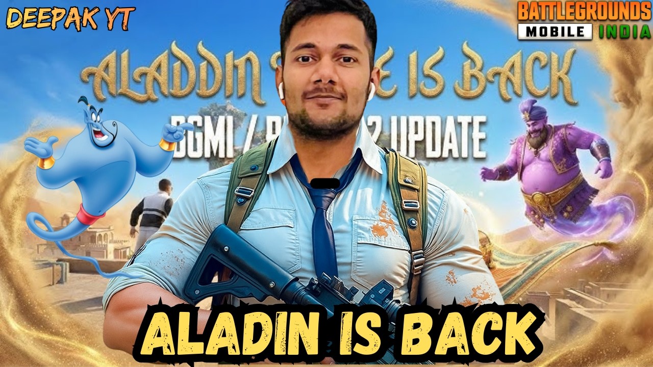 ALADIN MODE IS BACK BATTLEGROUND MOBILE INDIA | DEEPAK YT BGMI 4.2 UPDATE BGIS 2026