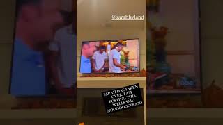 Sarah Hyland on Wells Adams Instagram Stories November 24 2020