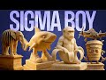 SIGMA BOY x BRAINROT STATUE