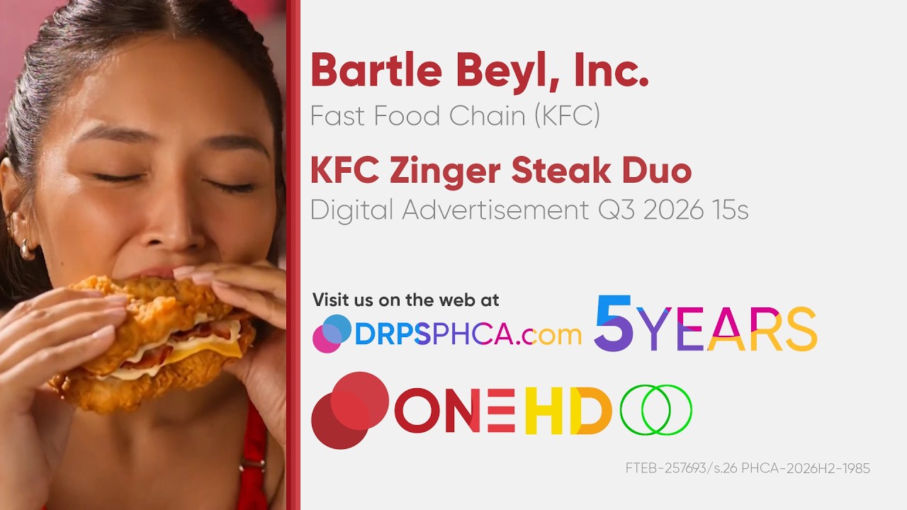 KFC Zinger Steak Duo Digital Ad Q3 2026 15s (Philippines) [HD/ST]