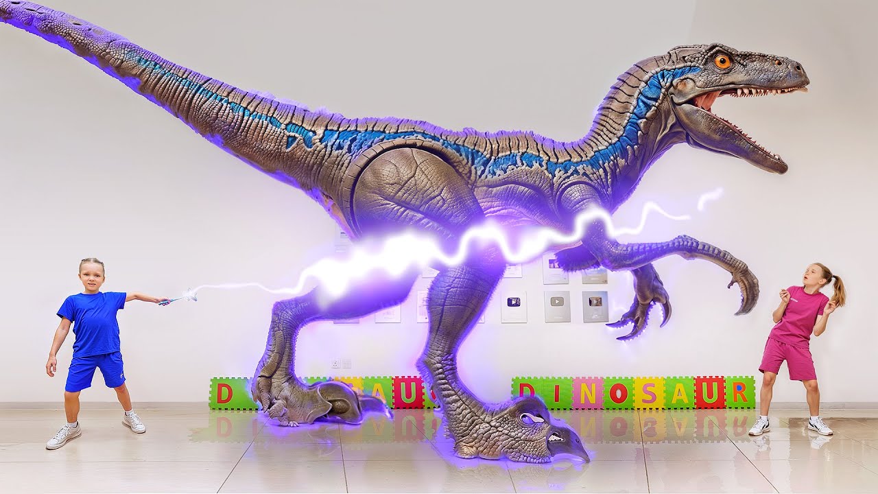 Динозавры повсюду! 🦖✨ Эпическое приключение с ожившими игрушками
