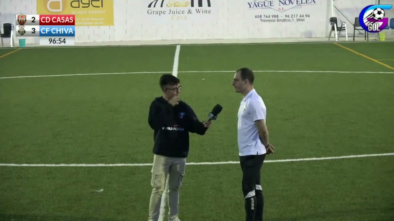 ENTREVISTAS | CD Casas 2-3 CF Chiva (VI La Nostra Copa)