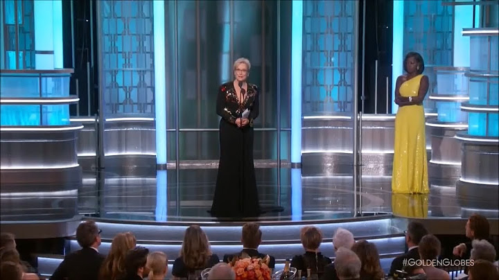 Viola Davis introduces Meryl Streep at Golden Globes 2017