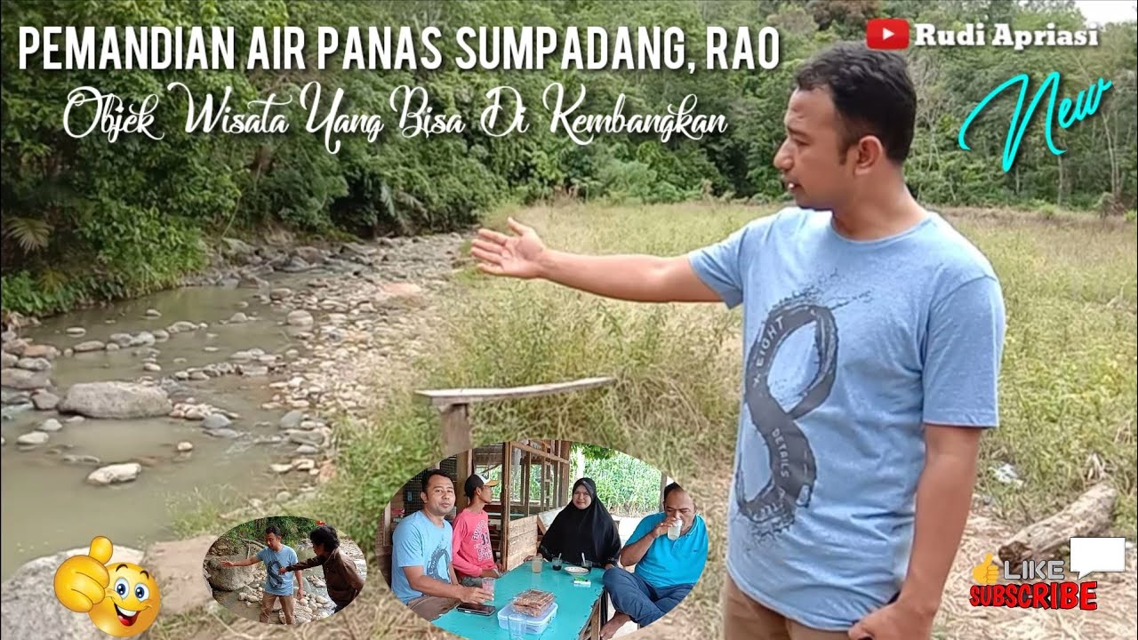 Pemandian Air Panas Sumpadang, Rao - YouTube