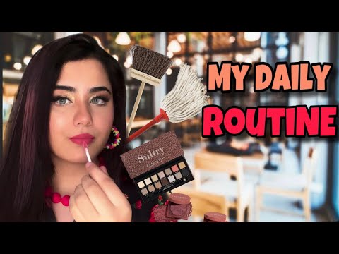 My Daily Routine 💕+ Makeup Tutorial - YouTube
