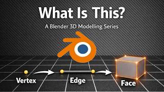 Blender 3D Modelling Series - Ep 1 - A Vertex, Edge and a Face Walk into a Bar