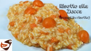 Risotto alla zucca con pancetta o speek o gorgonzola - Pumpkin risotto