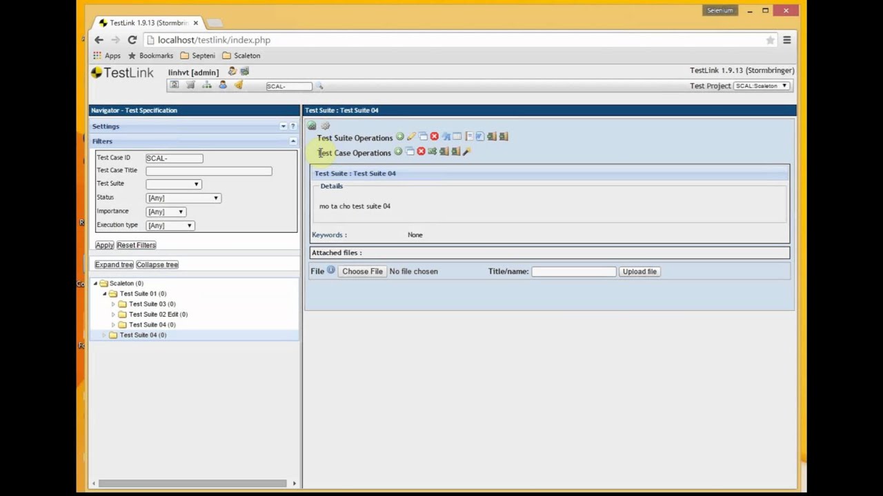 TestLink #02 Create test suite - YouTube