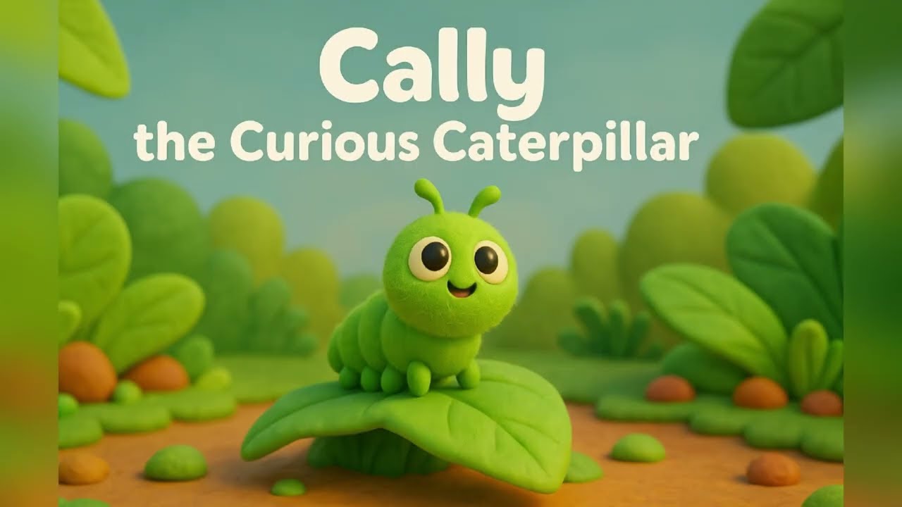 Cally the Curious Caterpillar 🐛 | A Beautiful Story About Change & Being Yourself 🌈 