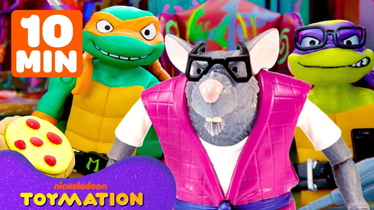 Splinter is the BEST Dad Ever! 🐀 | Teenage Mutant Ninja Turtles Toys | Toymation