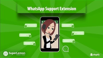 Superlemon for Shopify -  WhatsApp Support Extension Feature