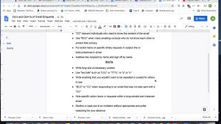 Email Etiquette Do's and Don'ts