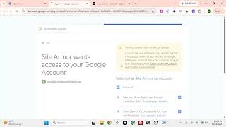 Site Armor — Google Analytics & Search Console OAuth demo