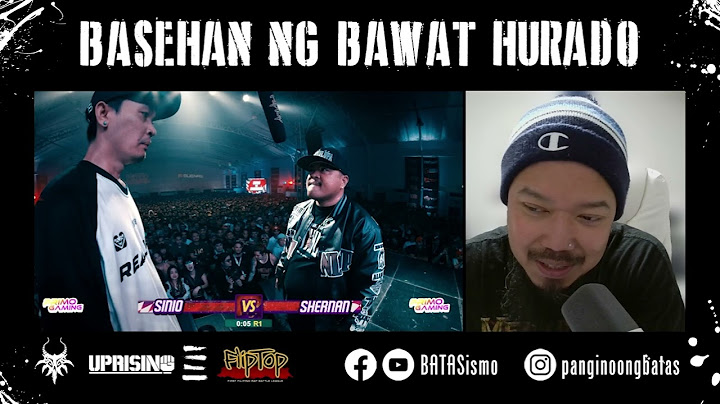 BASEHAN NG BAWAT HURADO: Sinio vs Shernan