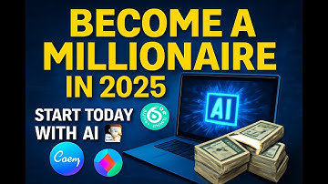 How to Become a Millionaire in 2025 Using AI (Step-by-Step Guide for Passive Income)