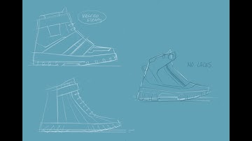 Time Lapse - Footwear thumbnail sketches