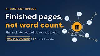 Build a WordPress Topic Cluster and Auto-Link It to Your Existing Posts