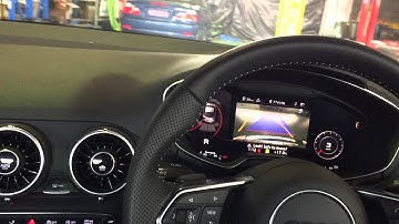2015 AUDI TT INTEGRATED REAR VIEW CAMERA RETROFIT WITH GENUINE PARTS