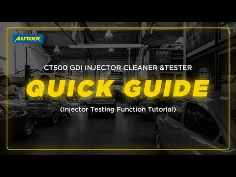 Video Máy Vệ Sinh Và Kiểm Tra Kim Phun Ô Tô GDI EFI FSI AUTOOL CT500 – Chính Hãng,Đa Năng