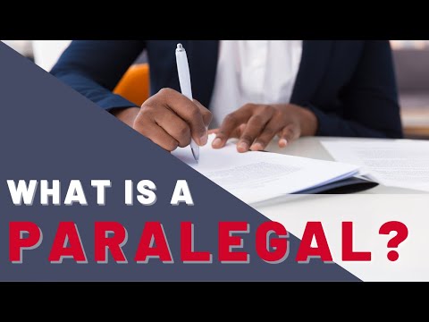 Video: Waarom zijn paralegals belangrijk?