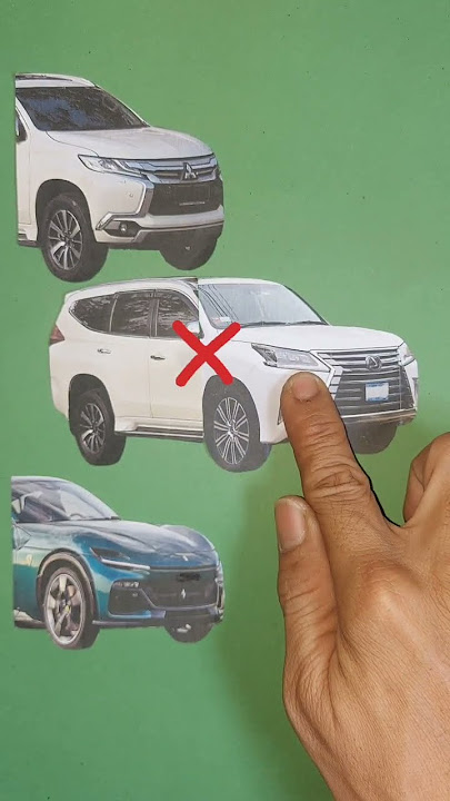 Find out the Mitsubishi Pajero 😱 parts true or false #shorts #puzzle