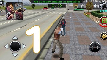 Grand  Gangsters 3D - Mobile Gameplay Walkthrough Part 1 Lavel 1( Android, iOS )