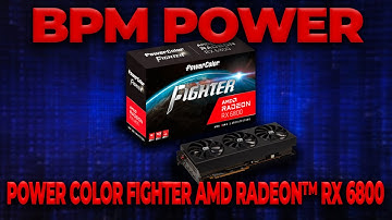 AMD Radeon PowerColor RX 6800 XT Fighter, close up details and unboxing
