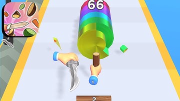 Slice Hit ​- All Levels Gameplay Android,ios (Part 3)