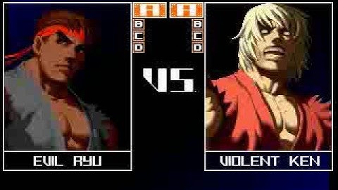 mugen evil ryu violent ken secert pose