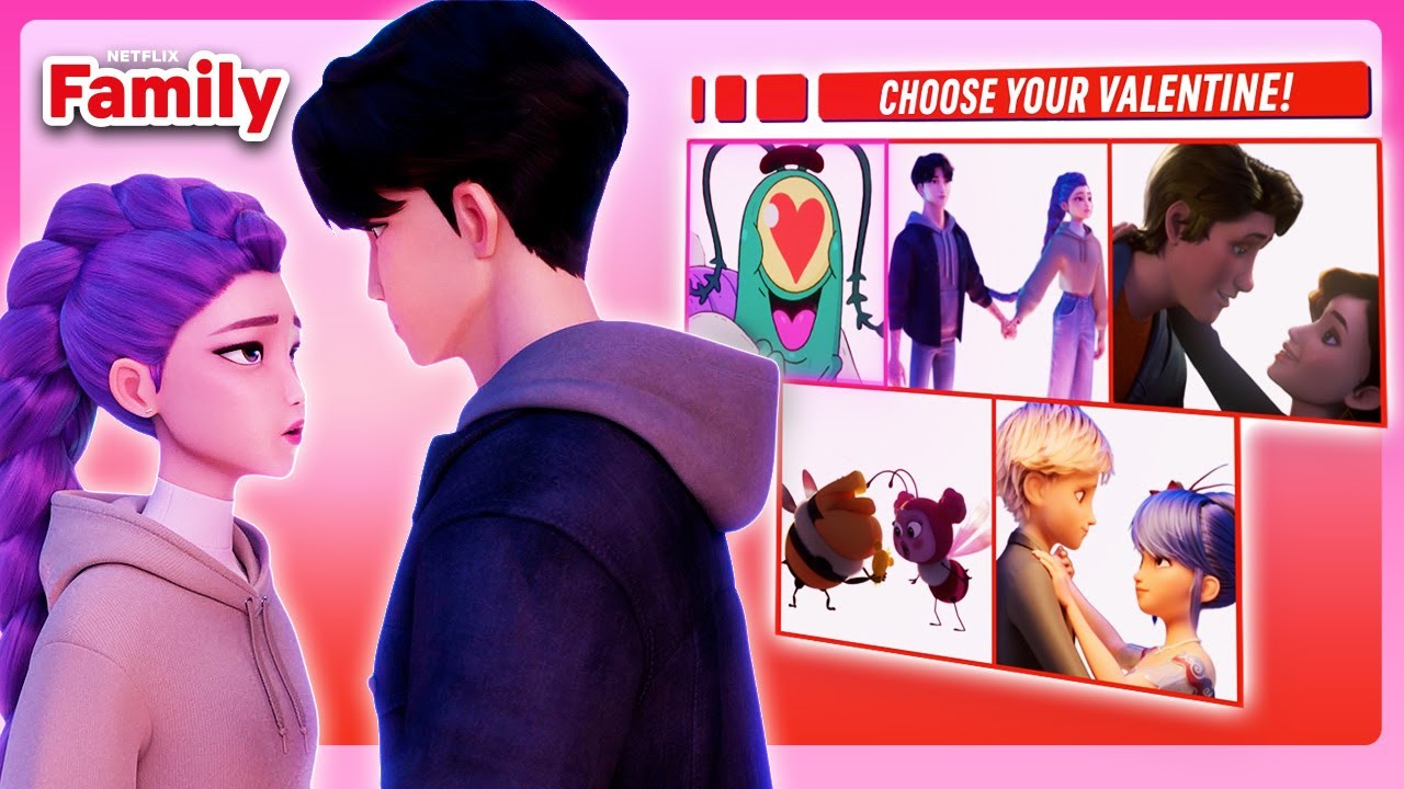 Choose Your Valentine! ❤️ KPop Demon Hunters, Plankton: The Movie, & More! | Netflix Family