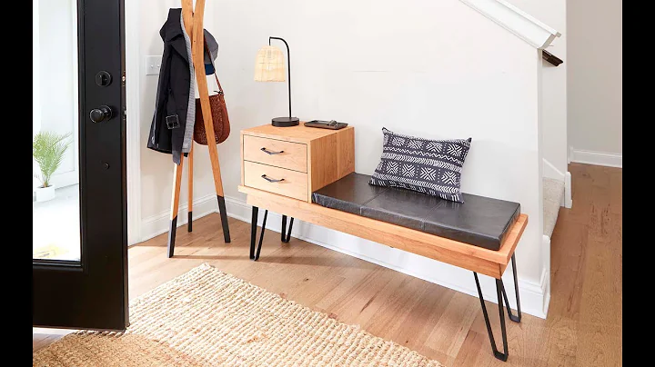 How to Build a Mid-Century Modern Bench