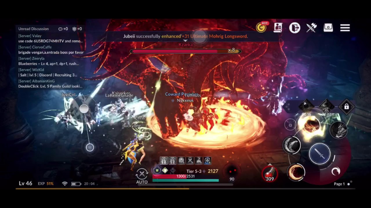 Black Desert Mobile - World Boss Kzarka