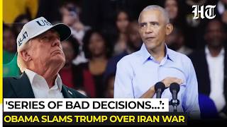 On Cam: Obama Slams Trump, Blames His 'Unnecessary Iran War' For Rising Costs In Fiery Ohio Speech