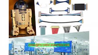 Micro Coaxial Cable Assembly 192 Core Bundled Coaxial 5441-060-192-Sx-Se-P-Bl