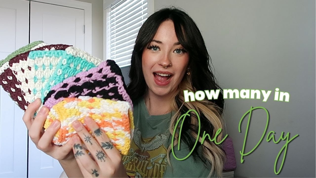 How many can koozies can I crochet in ONE day???