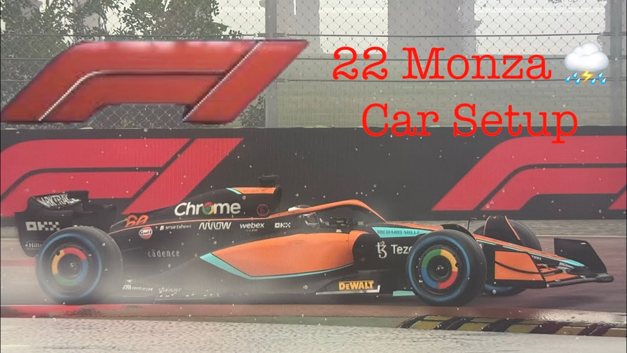 F1 22 Monza Setup