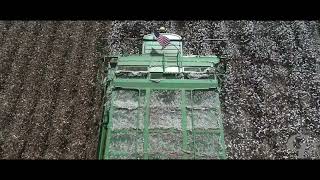 How a cotton picker works.