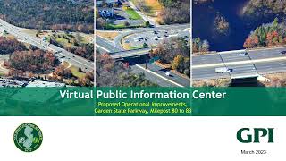 Proposed Operational Improvements, Garden State Parkway, Mileposts 80 to 83