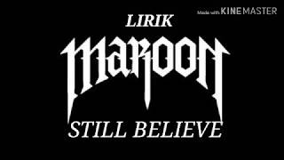 Lirik Maroon still believe in what has fallen apart#maroon #straightedge