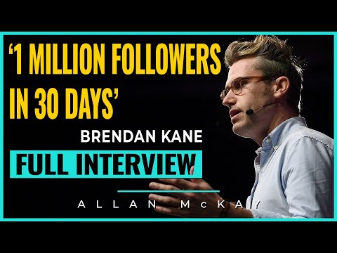 ONE MILLION FOLLOWERS: Brendan Kane Gives Powerful Advice to Content Creators