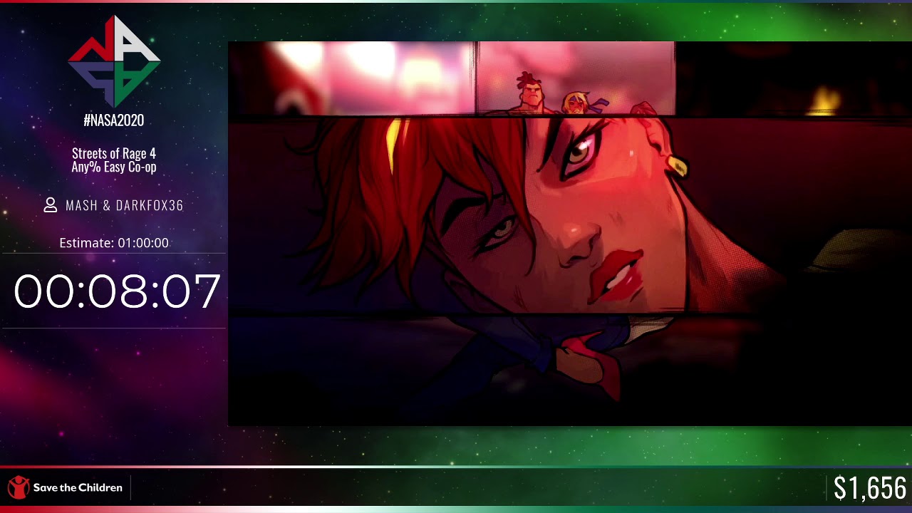 NASA 2020 : Streets of Rage 4 - Any% Easy Co-op by MASH & Darkfox36