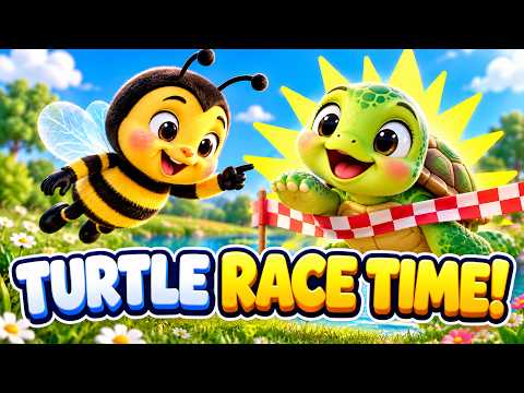 Can Little Turtle Win the Race? 🐢🏁 | Bumbly N Friends