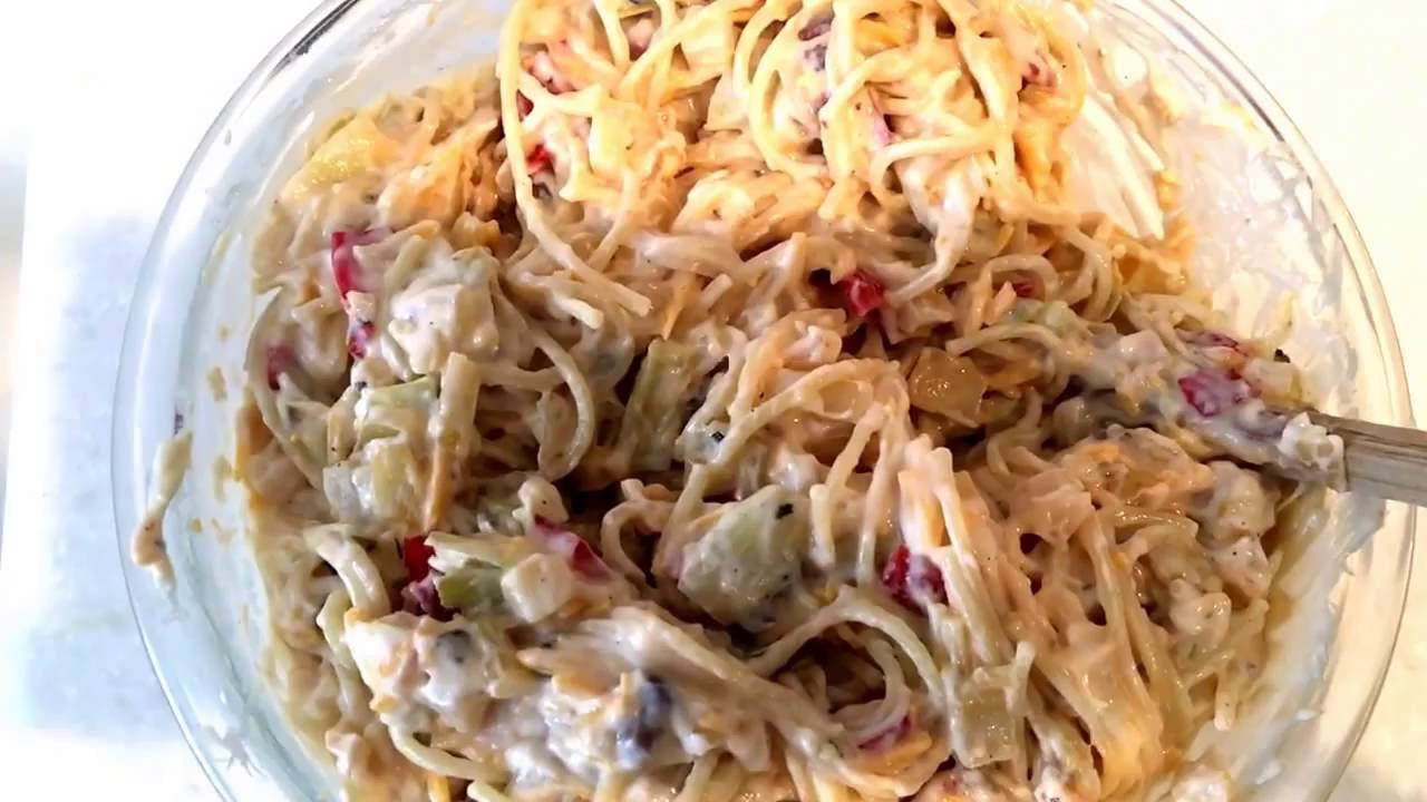 Easy Vegetarian, No Tomato Based, Spaghetti Casserole! YouTube