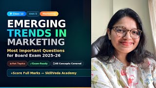 Class 12 Marketing (812) Unit 5 Emerging Trends in Marketing Most Important Questions