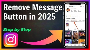 How to remove message button on Instagram app on mobile | Turn off direct messages on Instagram 2025