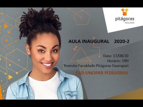 Aula Inaugural EAD 2020/2 | Faculdade Pitágoras Guarapari | 17/08/2020