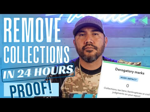 How I REMOVED A COLLECTION From My CREDIT REPORT In 24 HOURS!